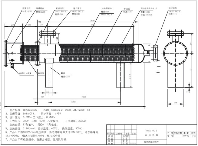 熱風(fēng)循環(huán)管道發(fā)熱器